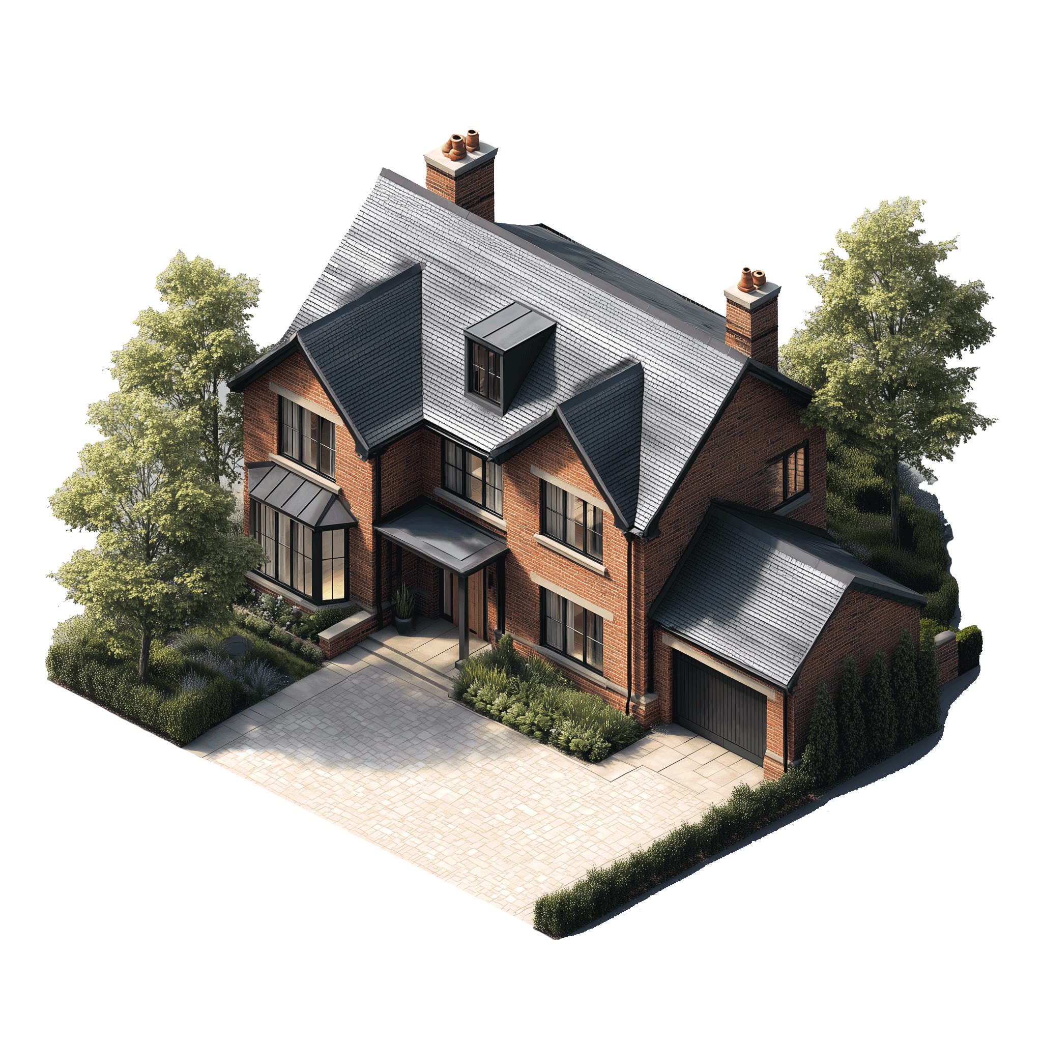3D isometric house design